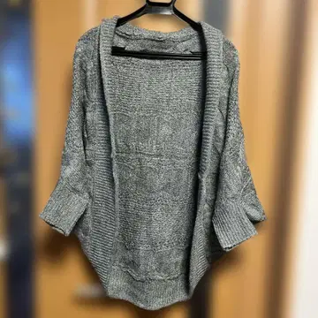 그레이 가디건 M 사이즈