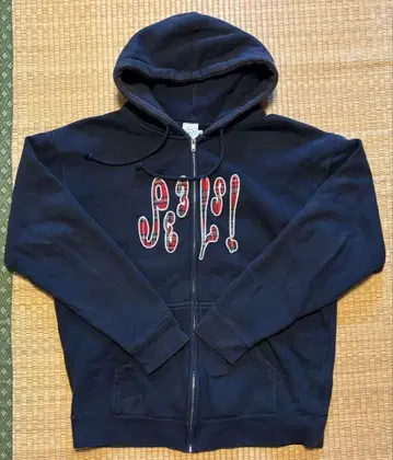 Peels 지퍼 후드티 NAVY