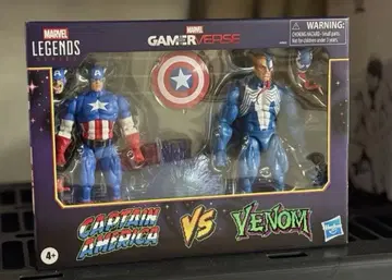 마블 레전드 게임 시리즈 캡틴 아메리카 vs 베놈 6인치