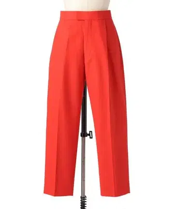 Drawer 센터 스티치 코튼 턱 팬츠