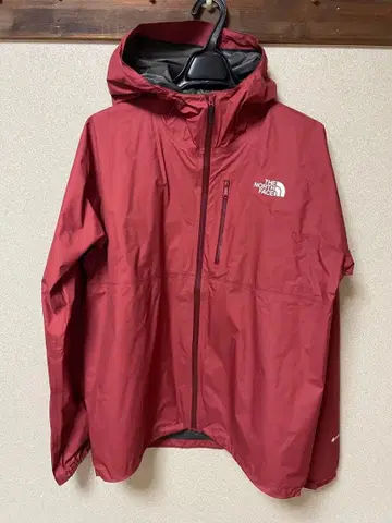 THE NORTH FACE 나일론 후드티 레드 GORE-TEX XL