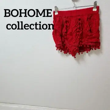 새상품급 BOHOME collection [ 프리 ] 레드 숏팬츠