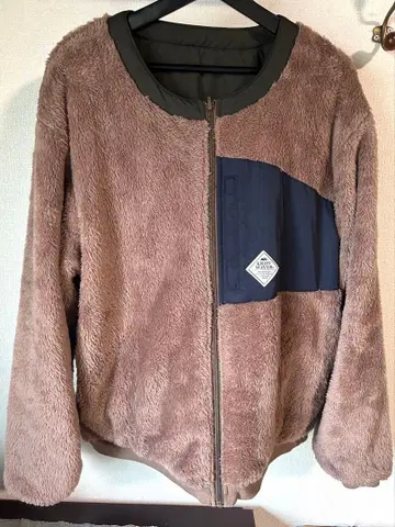 KRIFF MAYER 노카라 리버서블 플리스 자켓