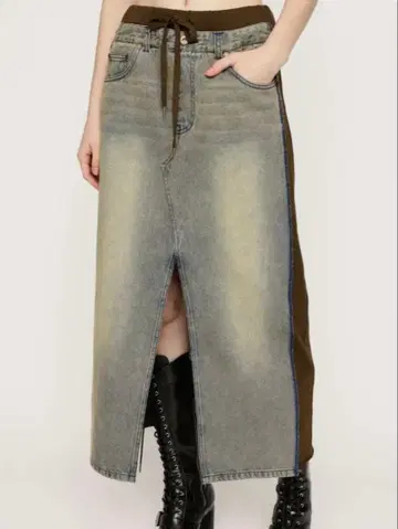 SLY 맨투맨 롱 스커트