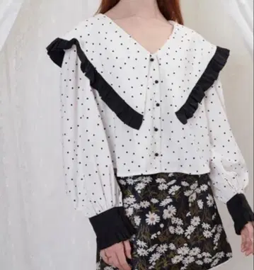 (SISTER JANE) 빅 칼라 블라우스