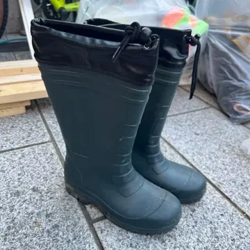 방수 롱 부츠 블랙
