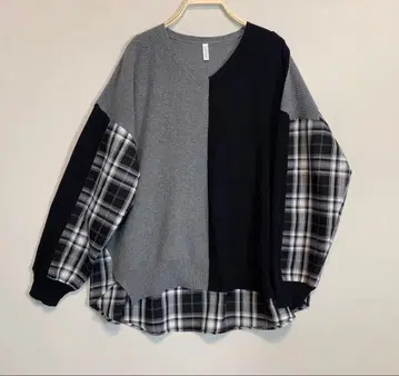 패치워크 디자인 트레이닝복