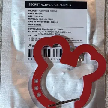 TWICE 팝업 10주년 채영 카라비너