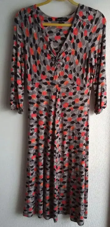 LAURA ASHLEY (로라 애슐리) 원피스 7부 소매 그레이