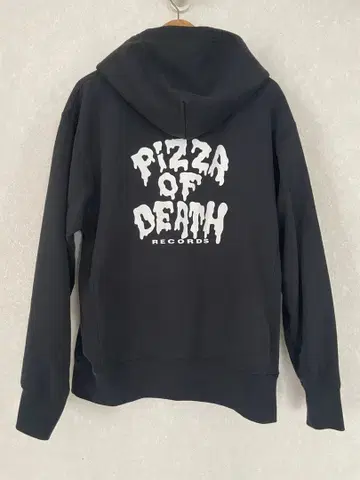 PIZZA OF DEATH 후드티 블랙 L 사이즈