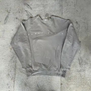 perry ellis 90s 짧은 기장 맨투맨 파일 안감