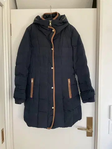 SCOT CLUB 네이비 다운 코트