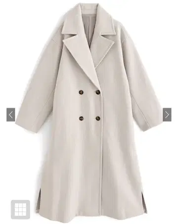 사이드 슬릿 더블 버튼 체스터 코트[ze759]