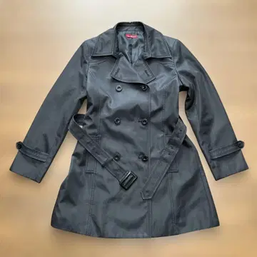 A.O. ONISHI 블랙 트렌치코트