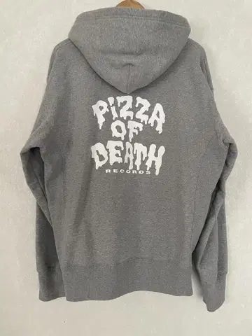 PIZZA OF DEATH 후드티 그레이 L 사이즈