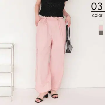 [ titivate ] 드로스트 디자인 조거 팬츠