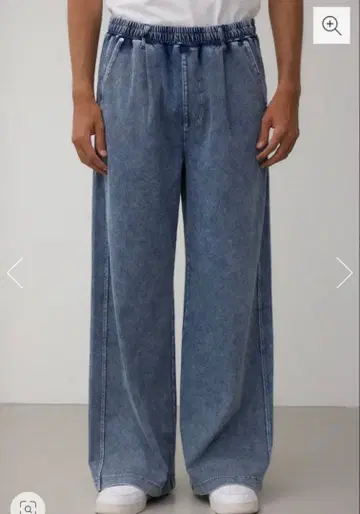 C/T 페이드 데님 와이드 팬츠