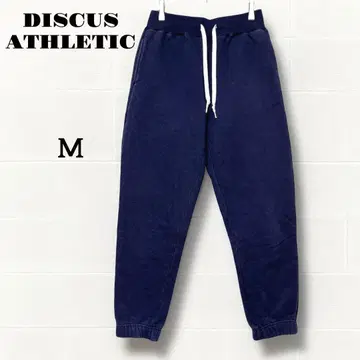 디스커스 애슬레틱 네이비 스웨트 팬츠 M 조거 팬츠 속기모