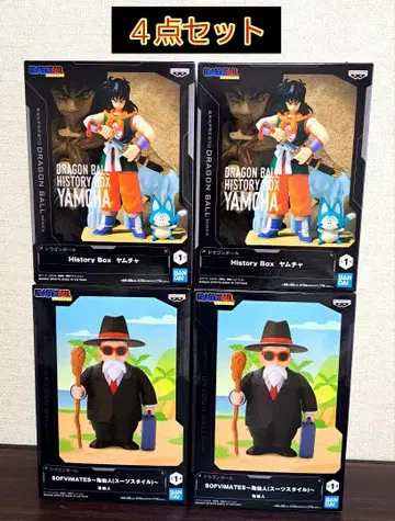 드래곤볼/피규어/무천도사(수트 스타일)/야무치(4종 세트)