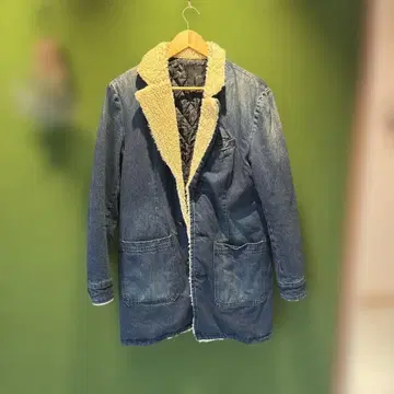 Magine 보아 옷깃 데님 자켓