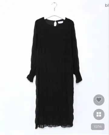 nugu 쉬폰 셔링 원피스