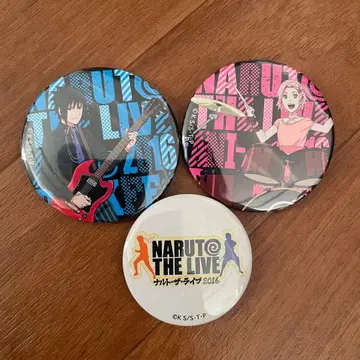 NARUTO THE LIVE 2016 캔뱃지 세트