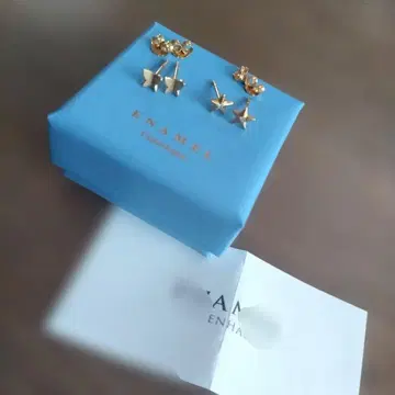 ENAMEL 코펜하겐 골드 귀걸이 세트