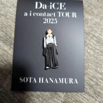 Da-iCE SOTA HANAMURA 핀 배지 2025