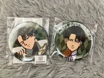 진격의 거인 마루쿠지 체스 Style 리바이 캔뱃지 Break Time