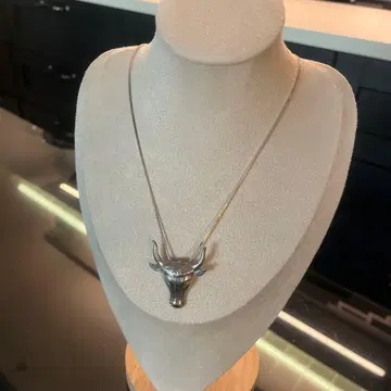 투우 실버 925 핸드메이드 목걸이 헤드만 새상품