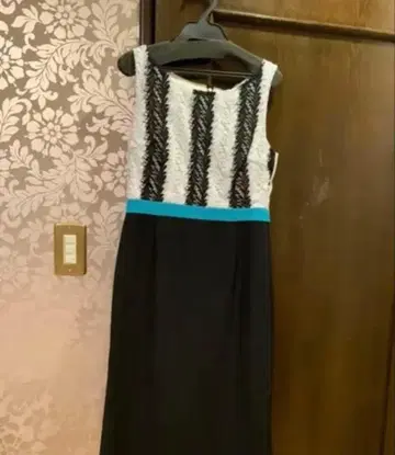 [미사용에 가까운] HAN AHN SOON 레이스 절개 원피스