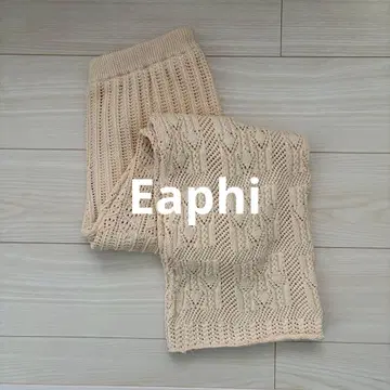 Eaphi 니트 팬츠 아이보리