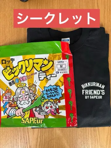 주말 가격 인하 시크릿 SAPEur 빅쿠리맨 롱T