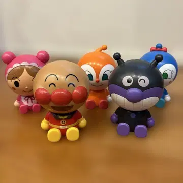 캡슐 토이 5체 세트 커다란 호빵맨 마스코트