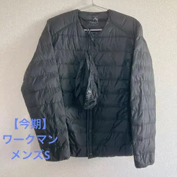 새상품급 워크맨 리페어 테크 워셔블 퓨전 다운라이트 자켓 S 블랙