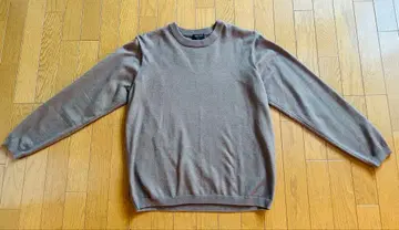 JOHNNY PULLS 브라운 니트 스웨터 L