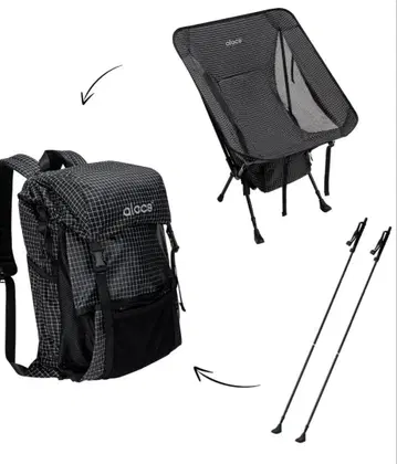 미사용 새상품 Alocs 3 in 1 캠핑 접이식 의자