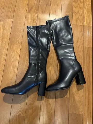 블랙 롱 부츠 22.5cm