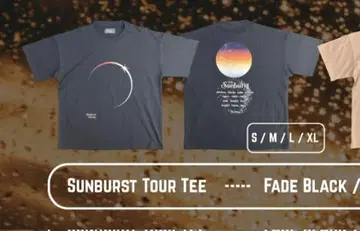 Suchmos Sunburst Tour Tee L Fade Black