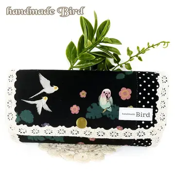 핸드메이드 장지갑 오카리나 잉꼬 코자 잉꼬 잉꼬 잉꼬 새