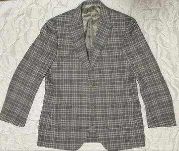 DURBAN 그레이 계열 체크 테일러드 자켓