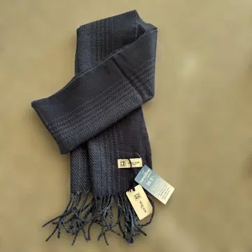 MICHEL KLEIN 다크 블루 머플러