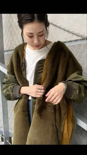 etsinta MA-1 스타일 자켓 올리브