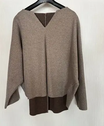 VIS 압축 니트 소 키넥 돌먼 풀오버