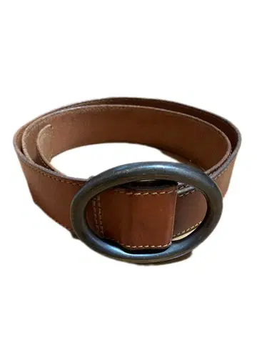 GAP 천연 가죽 브라운 벨트 여성용 L