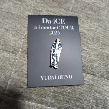 YUDAI OHNO 핀 배지 Da iCE 2025
