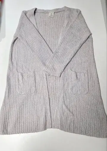 gelato pique 젤라피케 라이트 그레이 리브 가디건