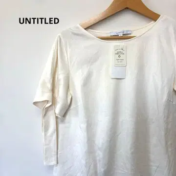 UNTITLED 반팔 셔츠 사이즈 2 아이보리