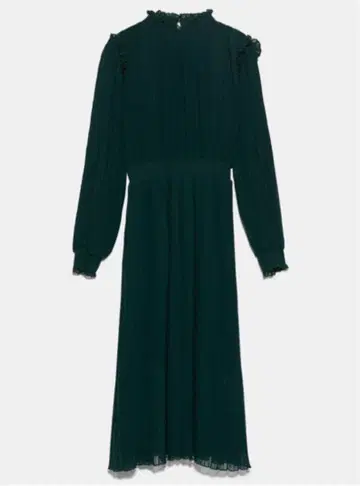 ZARA 원피스 드레스 플리츠 미디 자라 경사 드레스