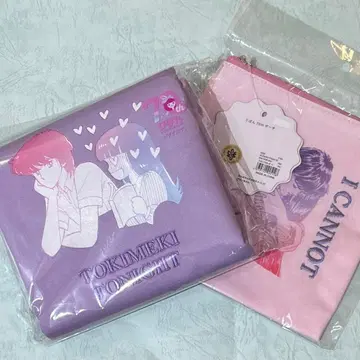 리본 70주년 토키메키 나이트 토트백 파우치 2세트